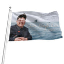 Kim Jong Un Live Laugh Love Banner Flagge 3x5FT Gartenflagge