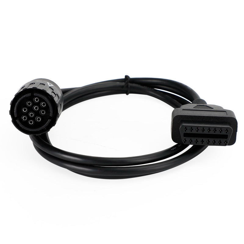 Conector do cabo BMW OBD2 cabo do scanner de diagnóstico da motocicleta 10 pinos a 16 pinos