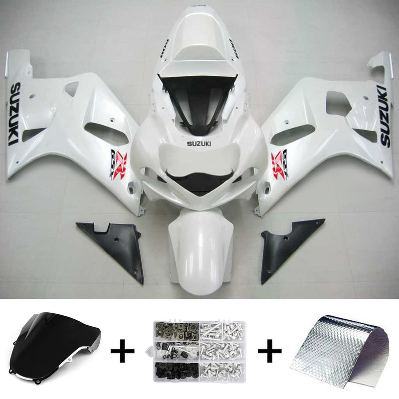 Suzuki GSXR600 2001-2003 kåpa set kropp plast ABS