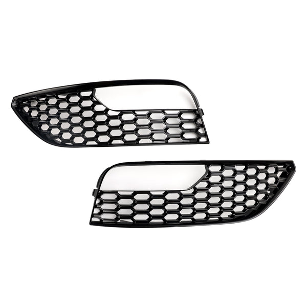 Audi A3 2012-2016 Mesh 2 STK Frontfanger Tåkelys Surround Cover Grille.