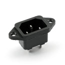 5kpl IEC320 C14 3-napainen ruuvikiinnityspistoke 10A 250V veneelle DIY AC-04
