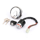 Zündschalter Fuel Gas Cap Lock-Set für Suzuki GN125 GN 125 1982-2001