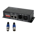 LED RGBW ovladač 4x8A dekodér s digitálním displejem 4kanálový DMX512-4CH