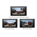 3" 140° vanntett dual action kamera videoopptaker DVR for motorsykkel IP68 Generisk