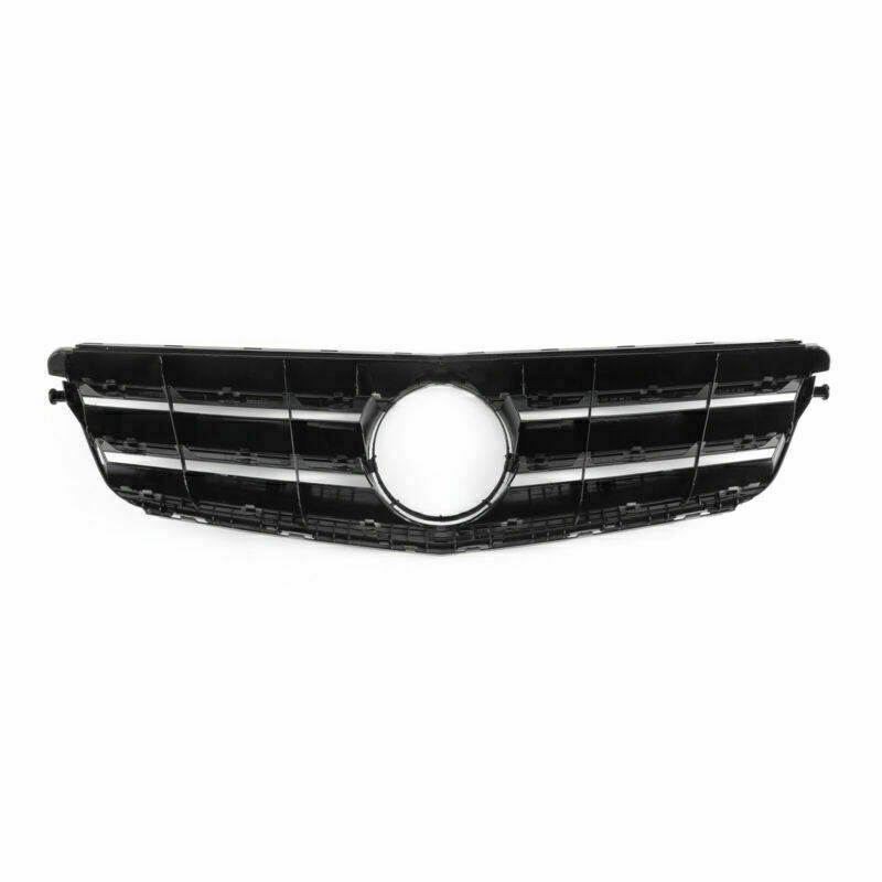 Benz C Class W204 W/LED Emblem C300/C350 08-14 Blk Front Bumper Grille