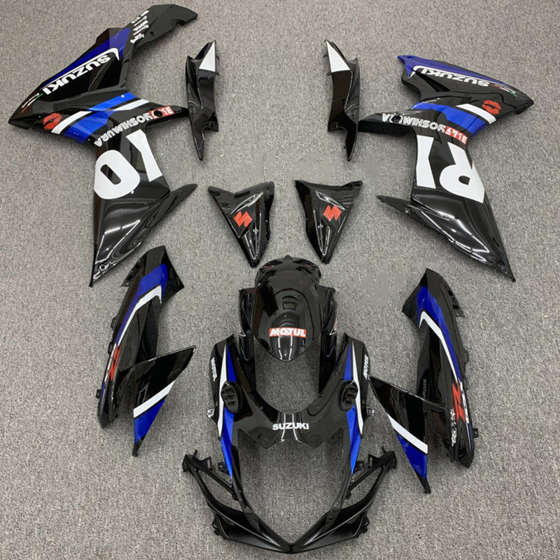 Amotopart Suzuki GSXR 600/750 2011-2023 K11 kåpa Set Body Plast ABS