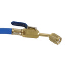 3x HVAC 1/4" SAE 600 PSI ladeslanger med afspærringsventil AC kølemiddel R134A