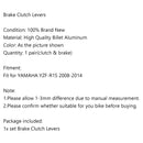 Bremskupplungshebel für YAMAHA YZF-R15 2008-2014 Silber Generic