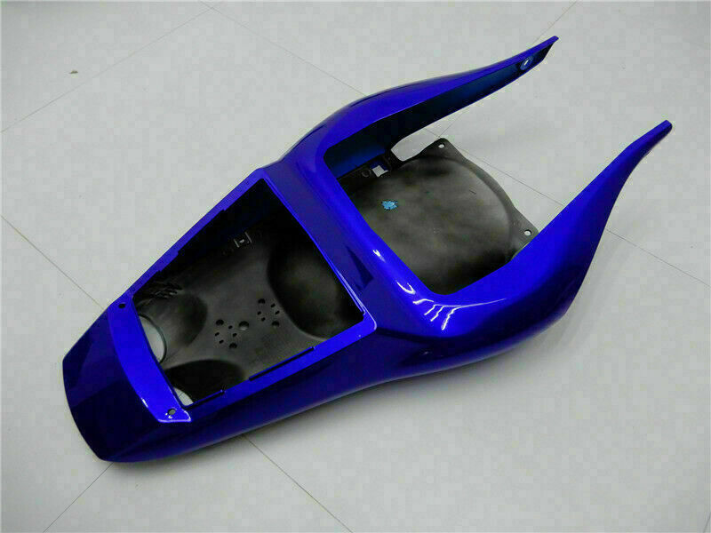 ABS-Einspritzkunststoff-ABS-Verkleidung, passend für Yamaha YZF R6 1998–2002, Blau, Weiß, generisch