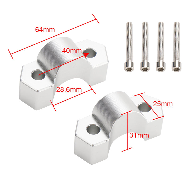 Aluminium-Lenkererhöhung 25 mm für BMW F850GS F850GSA 2018 - 2023