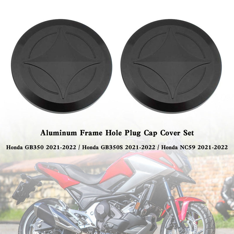 2021-2022 Honda GB350 NC59 CB350 Aluminium Rahmen Loch Plug Cap Cover Set