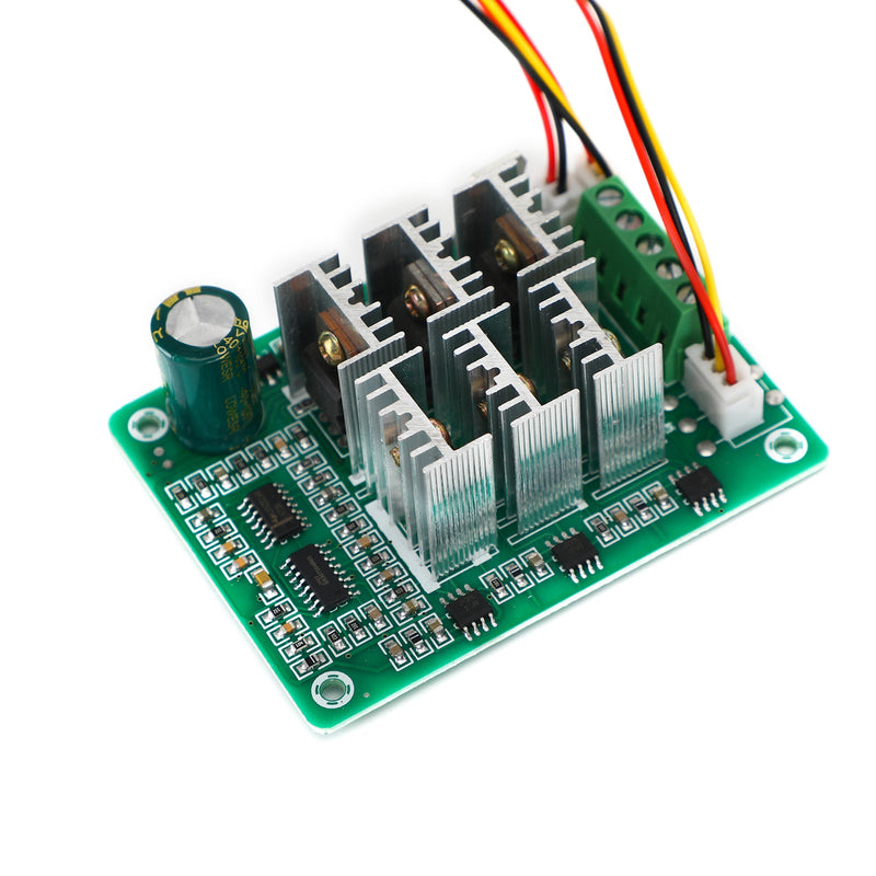 CC 5V-36V 15A PWM CC Controle de velocidade do motor sem escova Interruptor reversível CCW reversível