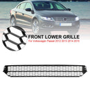 VW Passat 2012-2015 Honeycomb Frontstoßstange unterer Grill Grill schwarz
