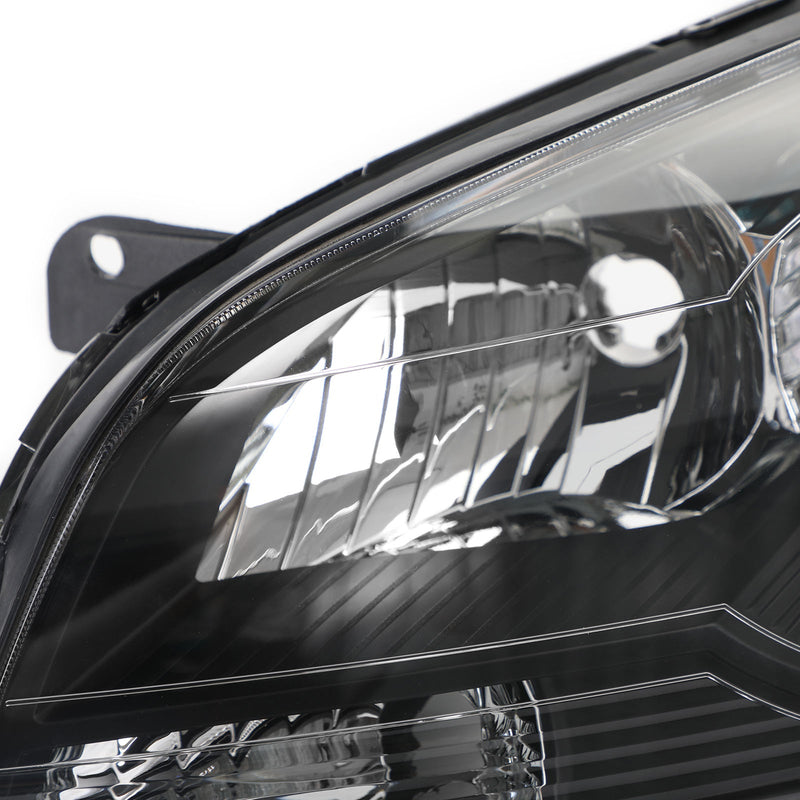 Faros delanteros amarillos transparentes con carcasa negra para Chevr Malibu 2008-2012 genéricos