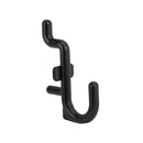 Areyourshop Peg Board Hook Kit Garage Værktøj Opbevaring Pegboard 100 styk J Krog Låsning Plast