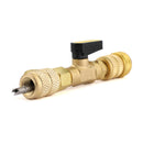 HVAC AC-ventilkernefjerner Dobbeltstørrelse 1/4" & 5/16" portinstallationsværktøj