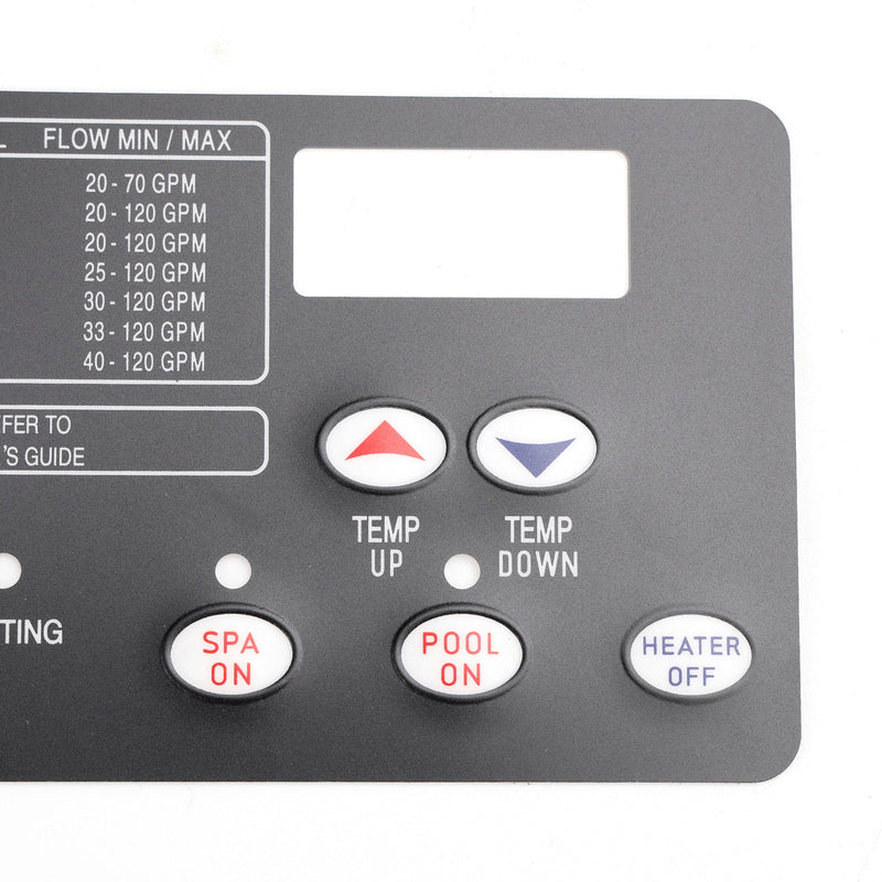 Kit de placa de controle 42002-0007S com almofada de interruptor 472610Z para Pentair MasterTemp NA/LP