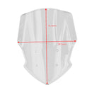 Protetor de pára-brisa adequado para Yamaha MT-07 2018-2020 Genérico