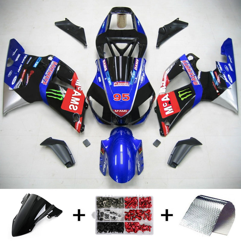 Kit de carenagem para Yamaha YZF 1000 R1 1998-1999 Genérico