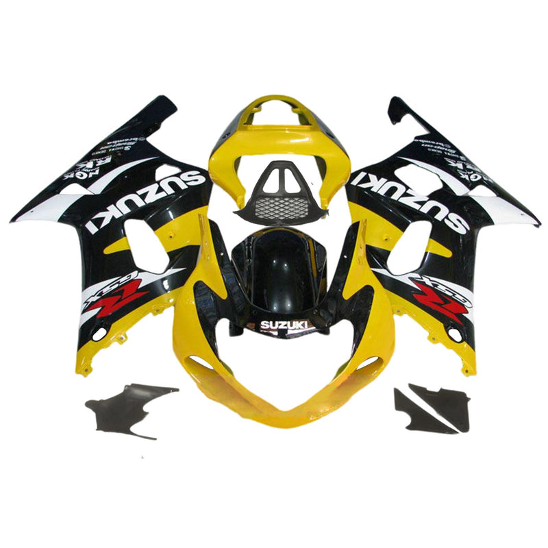 Amotopart Suzuki GSXR1000 2000-2002 K1 K2 kåpesett Karosseri plast ABS