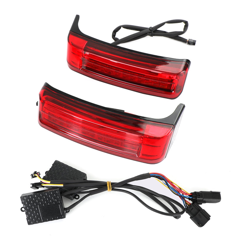 LED-Satteltaschen-Satteltaschen Run Brake Turn Lamp Lights For Touring 2014-2021 Generic