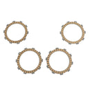 Kopplingsfriktionsplattasats för Yamaha XT125 TW125 1982-83 SR125 89-03
