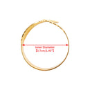 6 STK Serviettringer Blad Serviettholder Prydmenn Legering Gylden