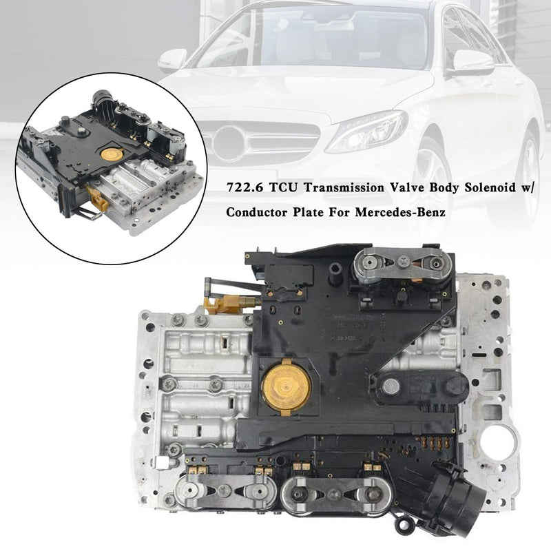 1998-2006 CL500 CL600 Mercedes-Benz 722.6 TCU Vaihteistoventtiilin rungon solenoidiventtiili piirilevyllä