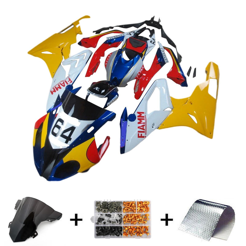 Amotopart BMW S1000RR 2017-2018 Juego de carenado Cuerpo Plástico ABS