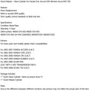 Kupplungsgeber-Nehmerzylinder passend für Honda Civic Accord CRV Element Acura RSX TSX Generic