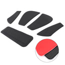 5 x sidotankdyna bränsletankskydd lämplig för BMW R1200Rt Lc 2013-2019 gummi generisk