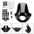 35mm-49mm Gabeln Die meisten 5,75" Scheinwerfer Dyna Windschutzscheibe Scheinwerferverkleidung