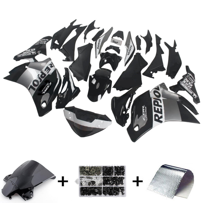 2011-2015 Honda CBR250R Zestaw owiewek wtryskowych Korpus Plastik ABS