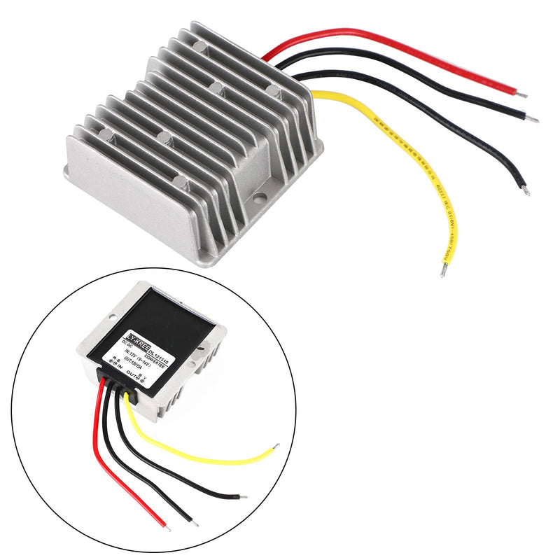 Vattentät DC/DC-omvandlare regulator 12V nivå upp till 15V 15A 225W