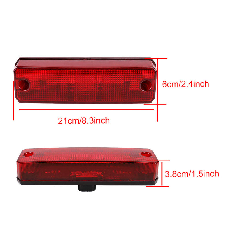 Conjunto de luz traseira 33700-HL3-A01 para Honda Pioneer 520 700 1000 2014-2021 vermelho