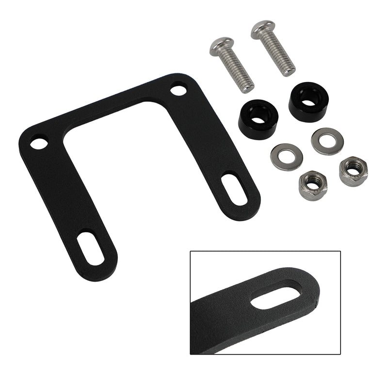 Suporte lateral de realocação do velocímetro Honda Rebel 1100 2021-2023 preto