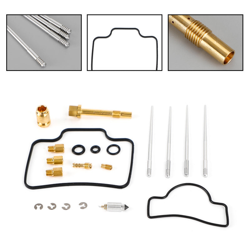 Forgasser Carb Rebuild Reparasjonssett egnet for Yamaha YFZ450 2004-2009 Generisk