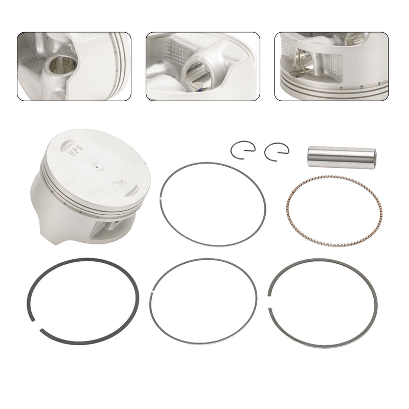 Honda Rancher Trx420 2007-2018 Kit de reconstrucción de anillos de pistón Diámetro estándar 86,5 mm