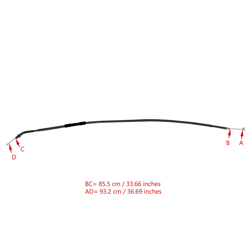 Reemplazo del cable del embrague de la motocicleta para Yamaha XJ-6N XJ6N 2009-2017