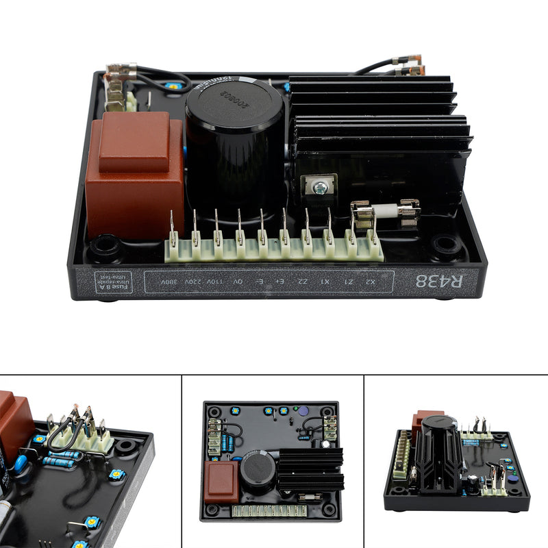 AVR R438 automatisk spänningsregulator kompatibel med Leroy Somer generator