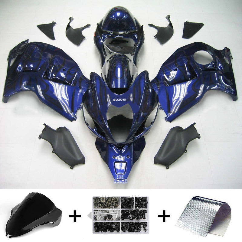 SUZUKI HAYABUSA GSXR1300 1999-2007 KIT DE CARENAGEM CORPO PLÁSTICO ABS