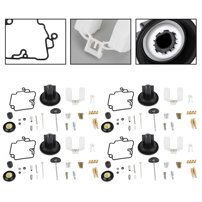 KT CVK24 Scooter Racing 4X Carburetor Carb Reparasjonssett Akselerasjonspumpe