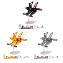 2019-2023 Honda CB CBR 650 R 650 F CNC fotstøtter i aluminium bak