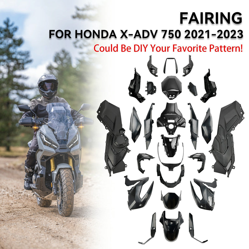 Honda X-ADV 750 2021-2023 Karosseripanel ABS formsprutning omålad