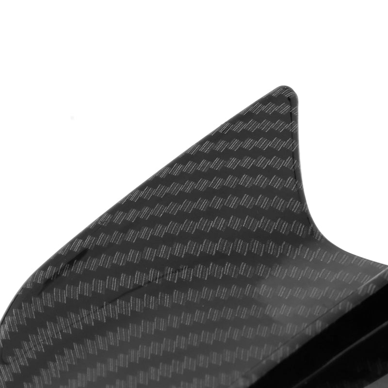 Winglet Wind Fin Aerodynamisk Kit Spoiler Trim Cover for Motorsykkel Universal