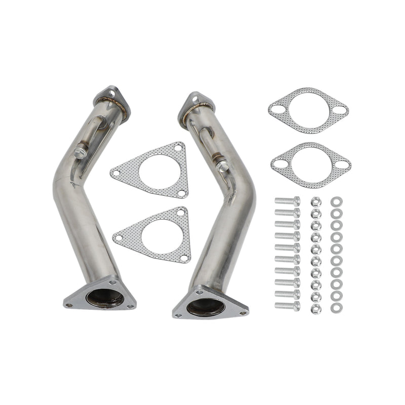 2,5" teströr avgaser DownPipe för alla Infiniti Q50/Q60 modeller med 3,7 l motor (passar inte 2,0 eller 3,0 t modeller)