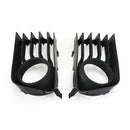 2 Stück Stoßstange Nebelscheinwerfer Kühlergrill Zierblende passend für Toyota Prius 2004–2009 05 06 07 08 schwarz generisch