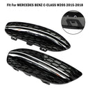 2015-2018 MERCEDES BENZ CLASSE C W205 Base da tampa do farol de neblina em favo de mel