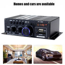 Bluetooth 2.0CH 400W HiFi Autostereo 12V MP3 Autoäänivahvistin Radio Booster
