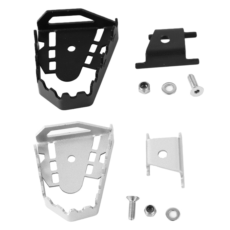 Extensión de pedal de freno trasero de aluminio para F850Gs F750Gs 08-16 Plata Genérico